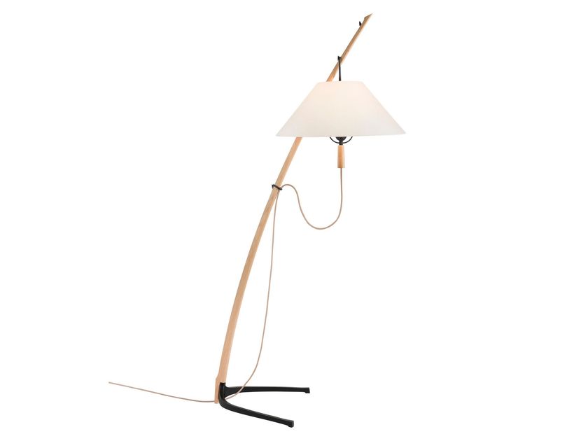 Kalmar
DORNSTAB
Height-adjustable wooden and silk floor lamp
