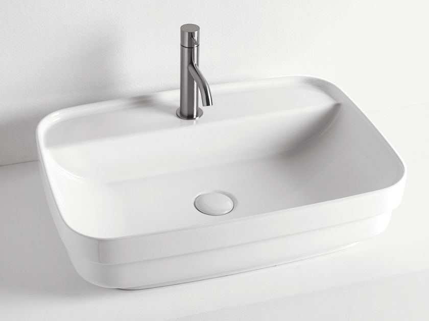 Kerasan
TRIBECA 5142
Countertop/inset ceramic washbasin