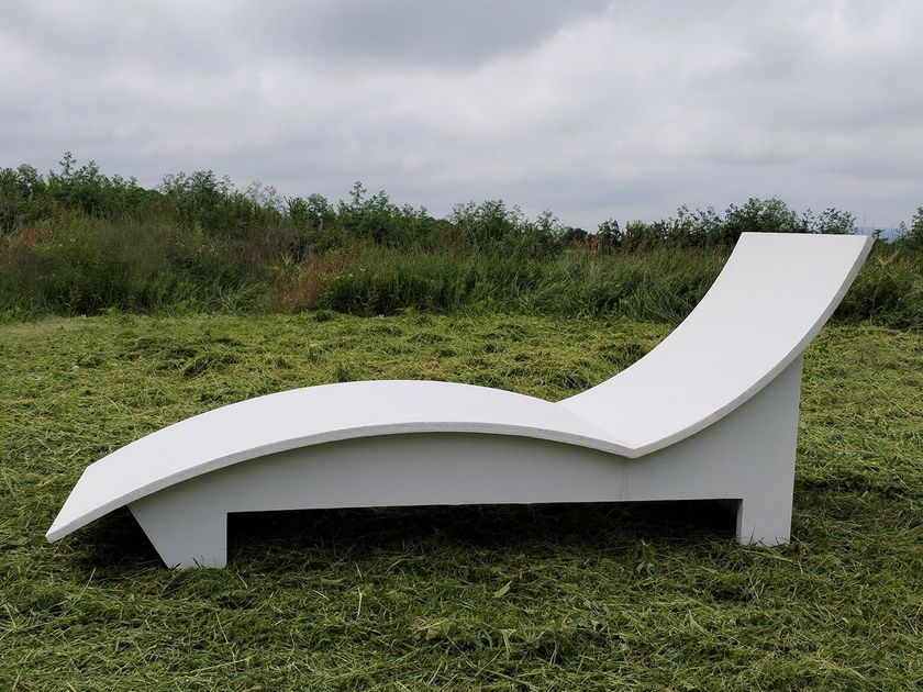 KRAUSZ High Tech Stone SUNLOUNGER - Конкретный уличный стул