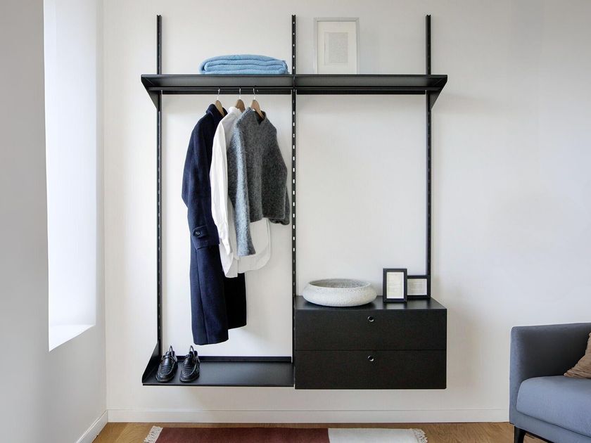 KRIPTONITE
K1+ WARDROBE
Sectional aluminium walk-in wardrobe