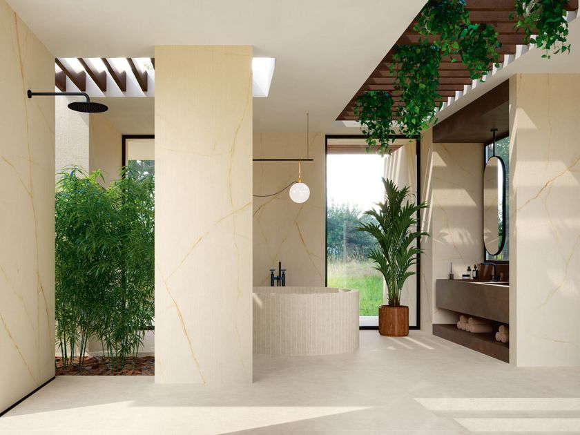 Laminam
CRISTALLO GOLD RAIN
Laminam® wall tiles with marble effect