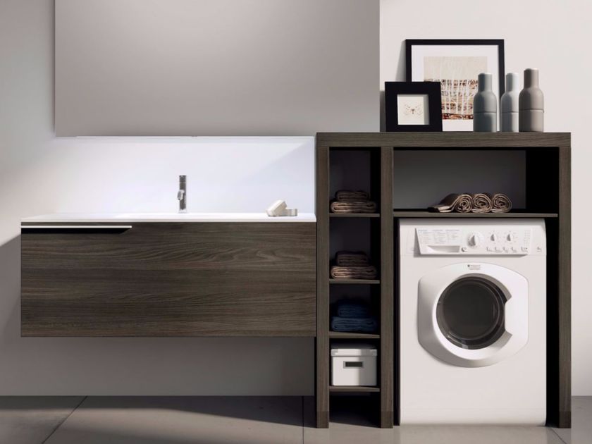 LASA IDEA
MAKE WASH 03
Sectional laundry room cabinet with mirror