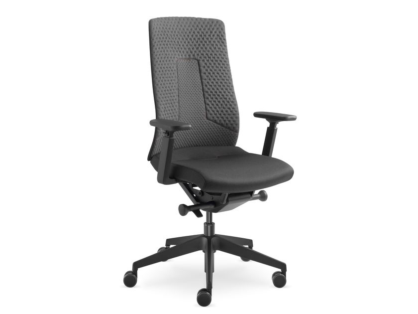 LD Seating
FOLLOWME 450-SYQ-N1
Swivel fabric office chair with armrests with 5-spoke base