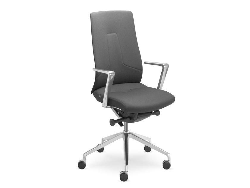 LD Seating
FOLLOWME 451-SYQ-N6
Swivel fabric office chair with 5-spoke base with armrests