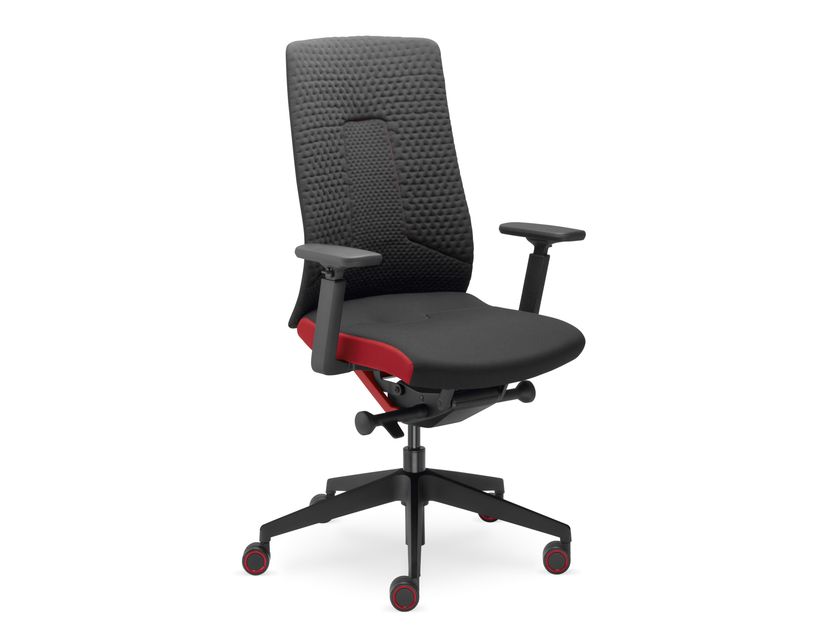 LD Seating
FOLLOWME 452-SYQ
Swivel fabric office chair with armrests with 5-spoke base