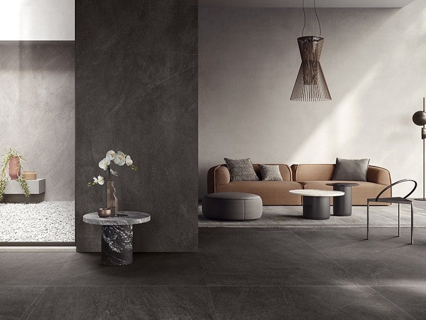 LEA CERAMICHE
SLIMTECH NEXTONE NEXT DARK
Porcelain stoneware wall/floor tiles with stone effect