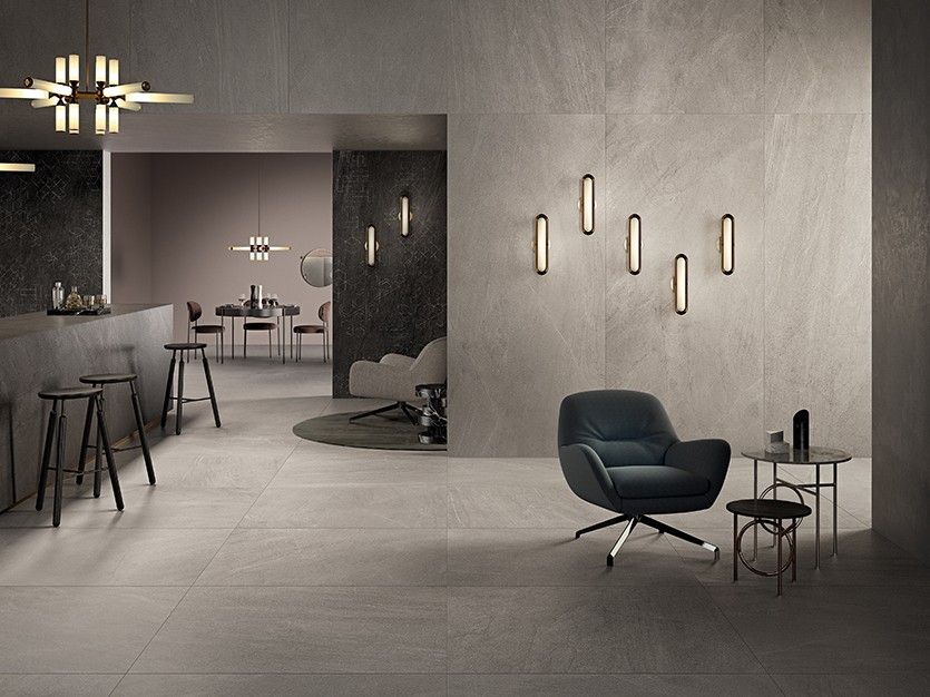 LEA CERAMICHE
SLIMTECH NEXTONE NEXT GREY
Porcelain stoneware wall/floor tiles with stone effect