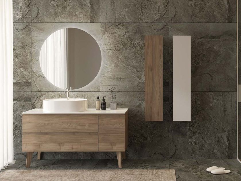 LEGNOBAGNO
FREEDOM FL01
Wooden vanity unit with mirror