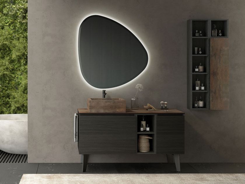 LEGNOBAGNO
FREEDOM FL09
Single HPL vanity unit with mirror