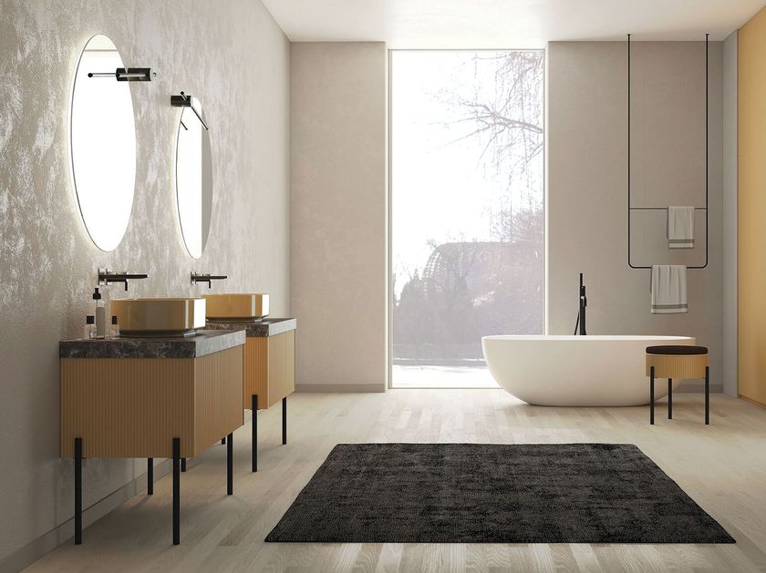 LEGNOBAGNO
RI-TRATTO RT11
Floor-standing wooden vanity unit with drawers