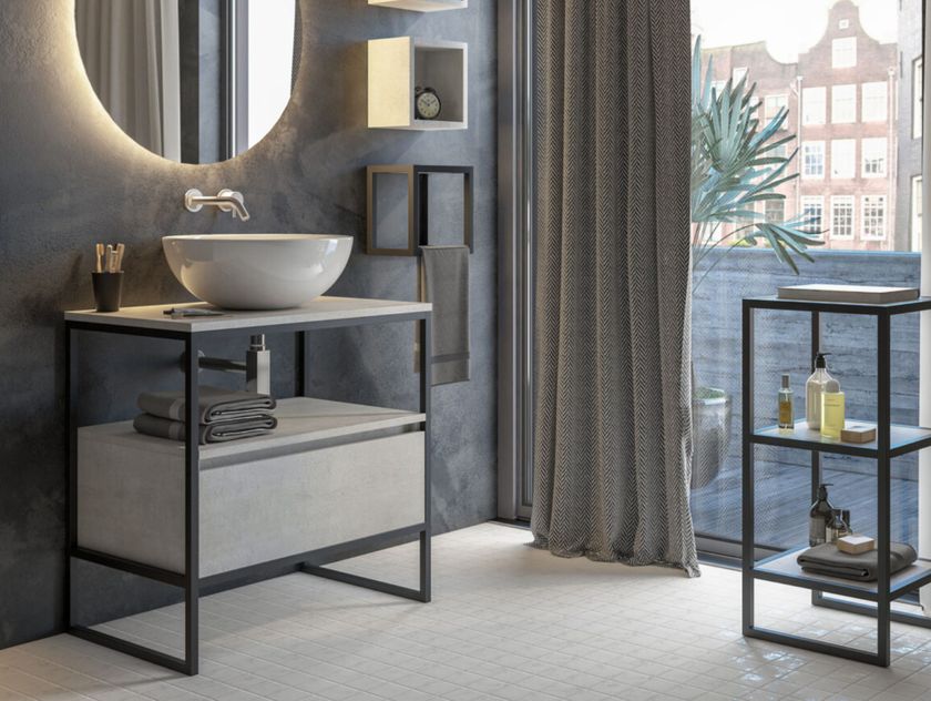 LEGNOBAGNO
URBAN STRUTTURA 01
Floor-standing vanity unit with drawers