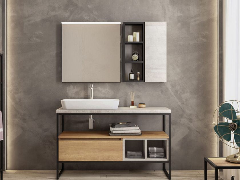 LEGNOBAGNO
URBAN STRUTTURA 04
Floor-standing vanity unit with drawers