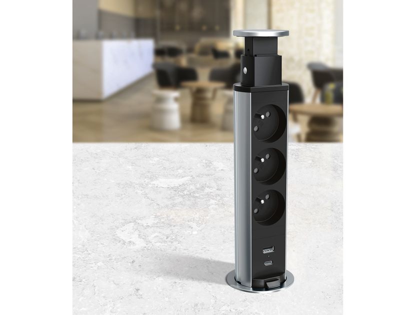 INCARA™ TOWER 60 - Многофункциональная скрытая электрическая розетка