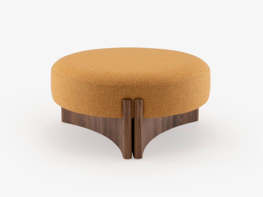 Ligne Roset
CRUSH
Round upholstered fabric footstool