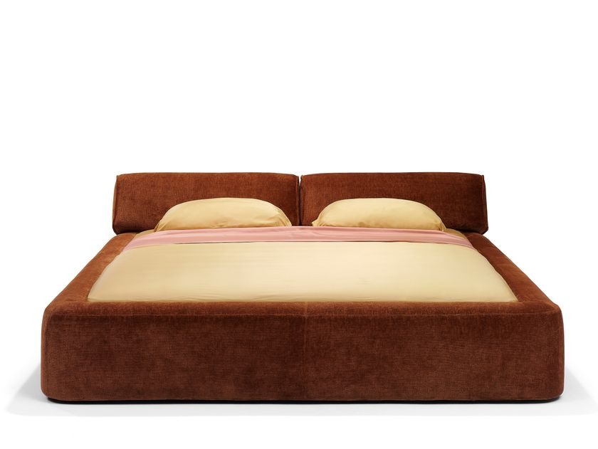 GILBERT - Двуспальная кровать с об upholstered headboard