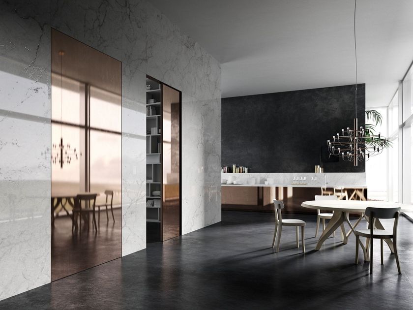 Linvisibile
Concealed Sliding Door
Flush-fitting sliding door