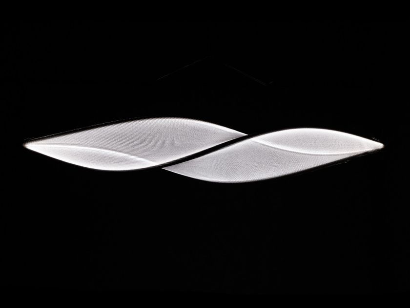 LLLL.04 HORIZONTAL - Подвесная лампа из ткани с LED