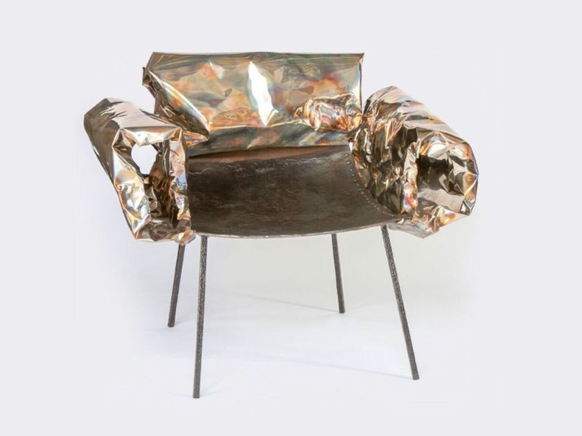 LO Contemporary
PUFFY
Stainless steel easy chair with armrests