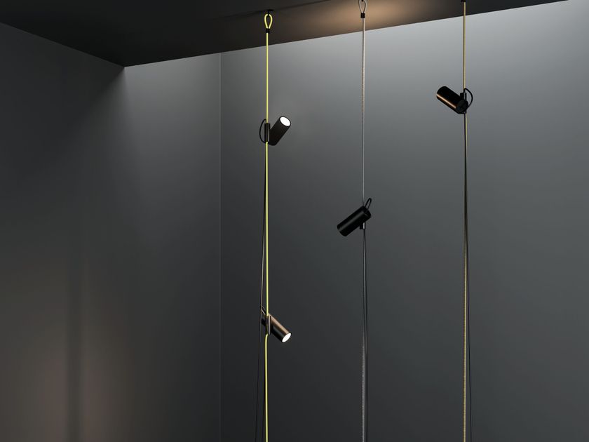 LODES
CIMA
LED swivel pendant lamp with electrical outlets