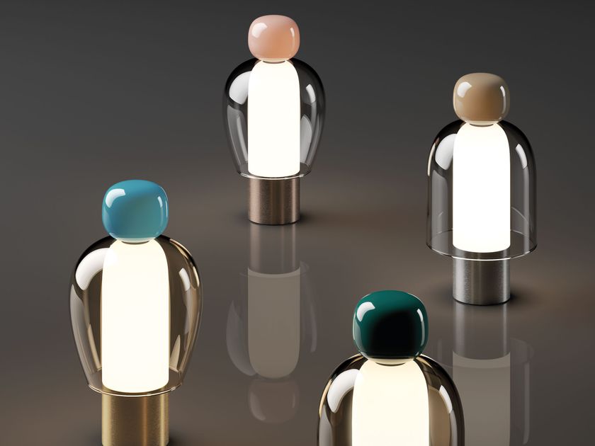 LODES
EASY PEASY
LED blown glass table lamp with dimmer
