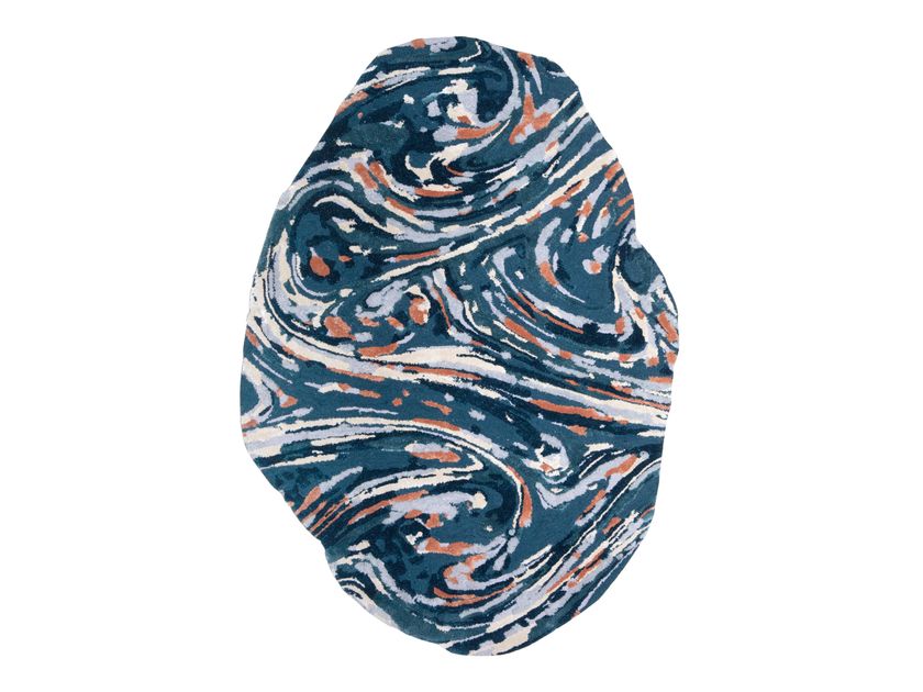 Loominology
ROCK 002-M
Custom oval wool and viscose rug