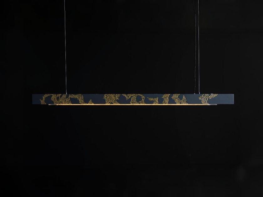 Lumen Lights
ZEBRA ANTHRACITE AND GOLD LEAF
LED aluminium pendant lamp