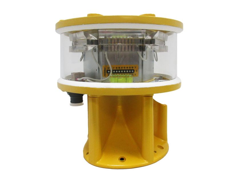 LUXSOLAR ADB-LXS-T-24VDC - Светодиодный анодированный алюминиевый авиационный сигнальный светильник