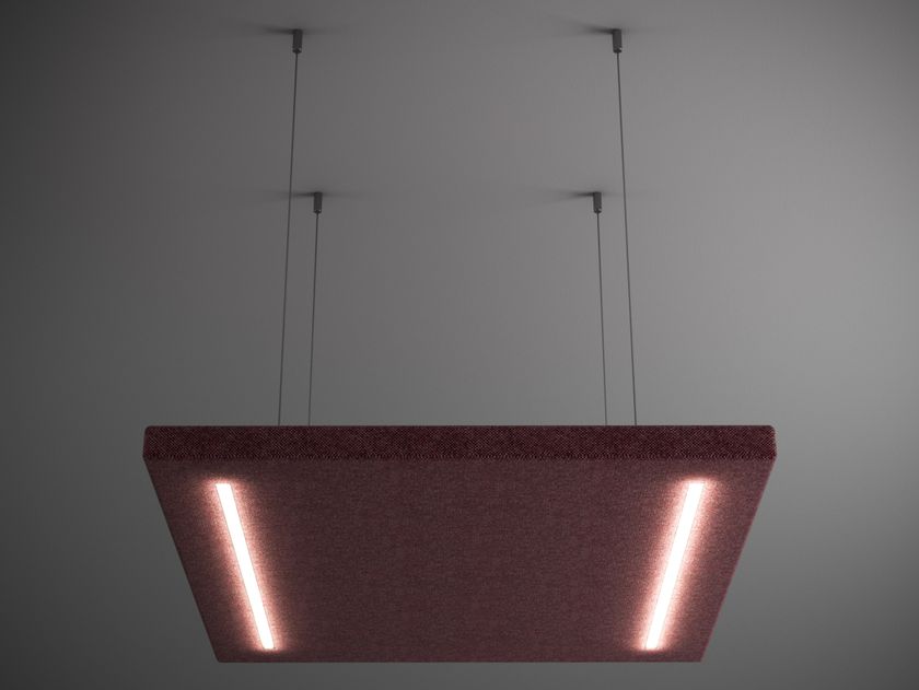 LvB Italia
QUARTETTO
Polyester fiber suspended acoustic panel with direct light