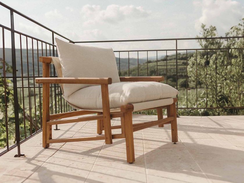 Maanta
BOLINA
Modular teak garden armchair