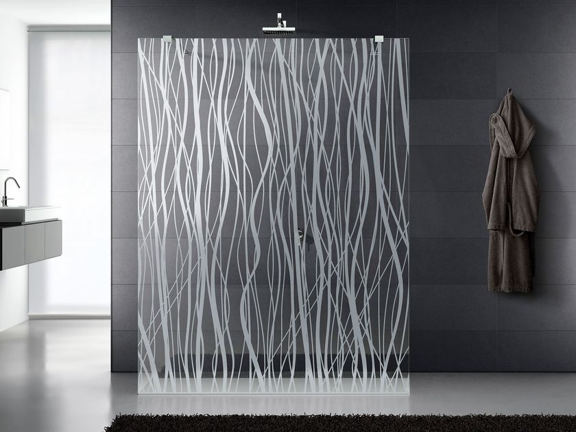 Madras®
MADRAS® FILI MATE'
Decorated and satinated glass for shower screens