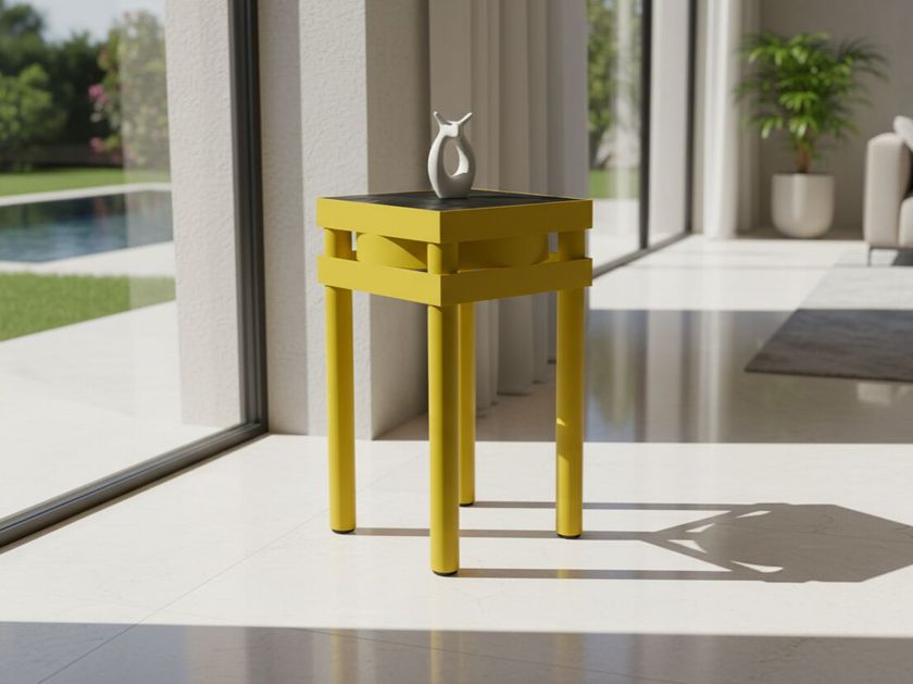 Maison Arpelli
DENISE
Steel side table with stone top