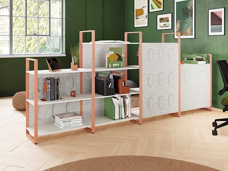Manade
ARNAGE
Modular shelving system in steel and recycled PET felt