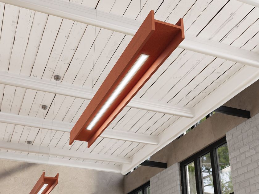 Manade
IPN
Suspended acoustic light in recycled PET felt