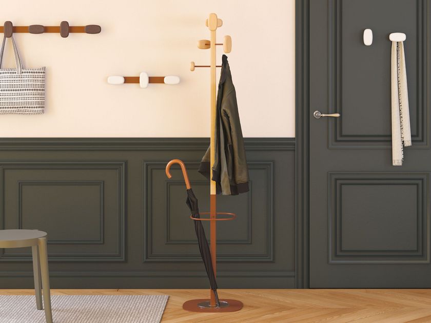 Manade
SHERWOOD
Coat stand in steel and wood