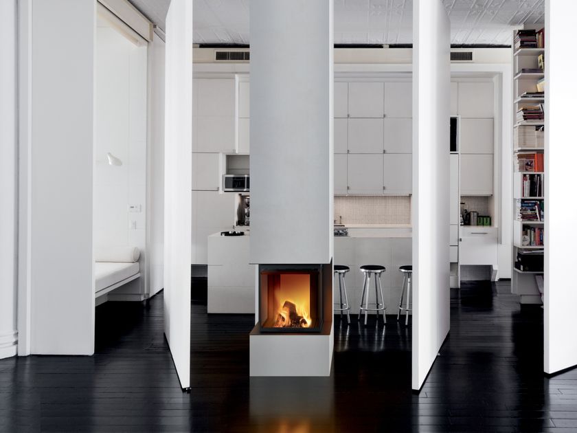 MCZ
PLASMA 50T WOOD
Built-in 3-sided wood-burning fireplace