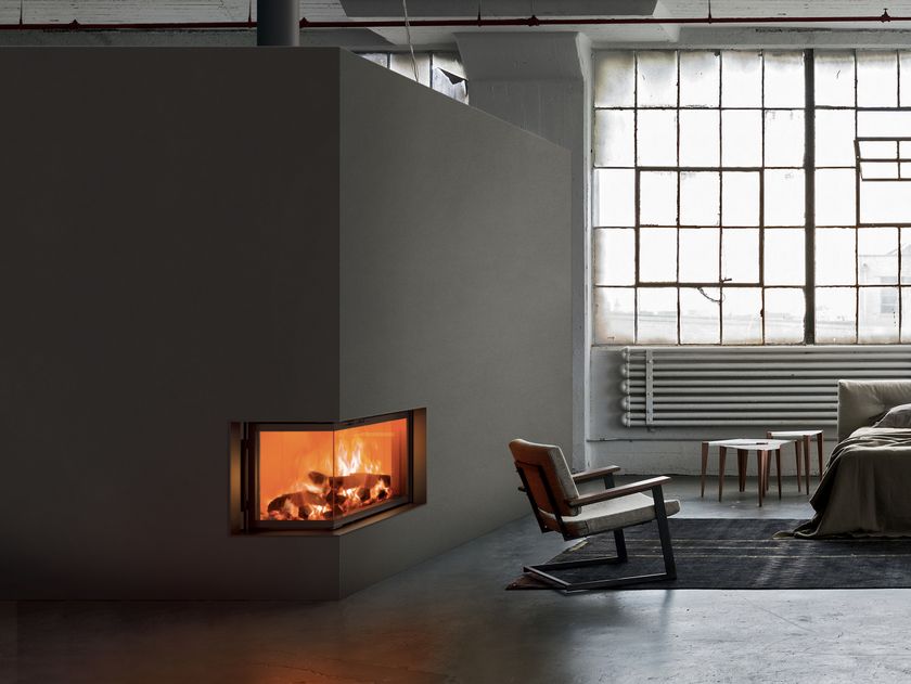 MCZ
PLASMA 95 DX/SX WOOD
Built-in wood-burning double-sided fireplace
