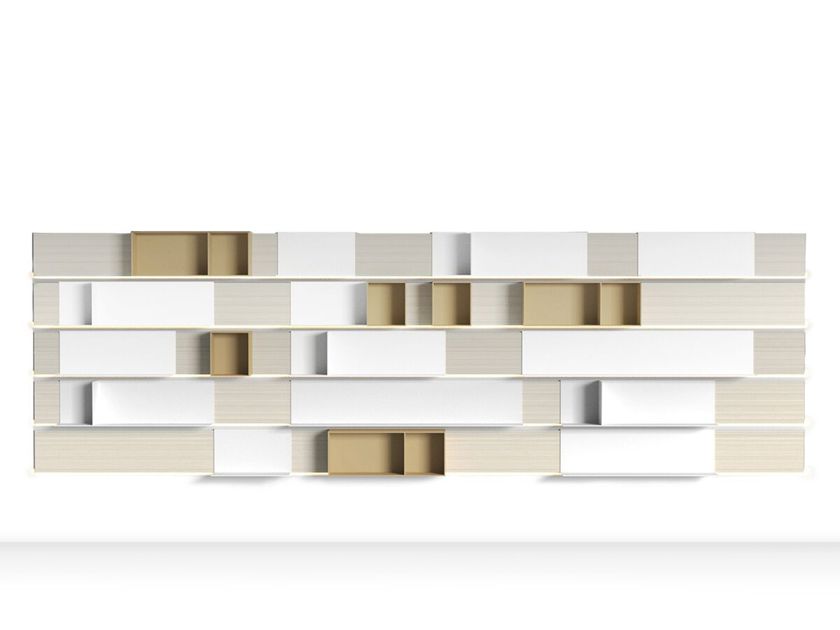 mdf italia
PENTAGRAMMA
Sectional modular bookcase