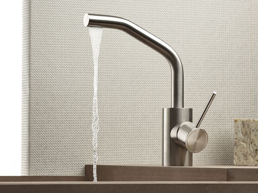 MINA
CORSIVO 11013
Countertop stainless steel washbasin mixer
