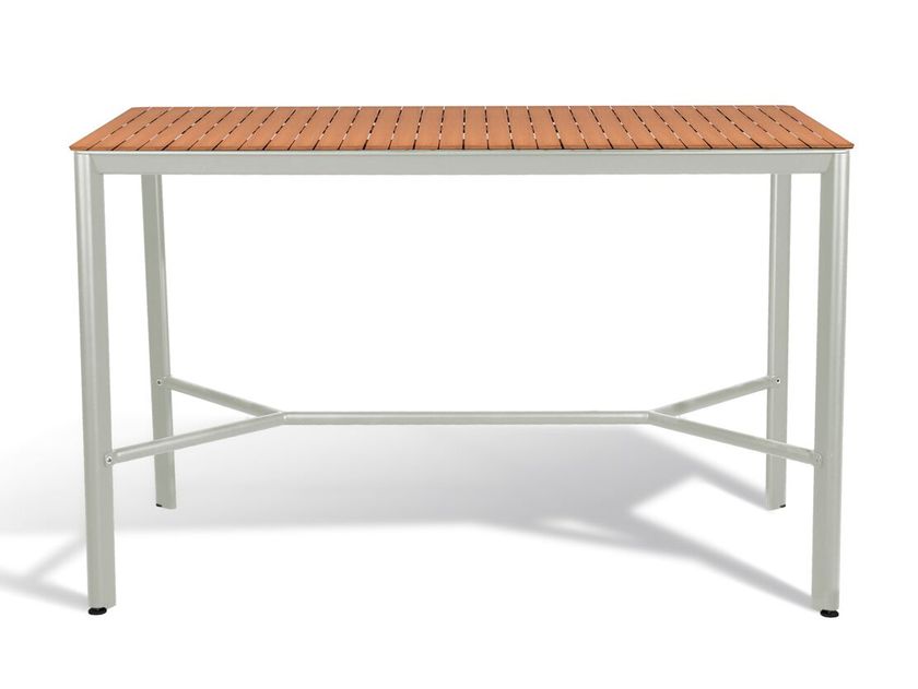 Mindo
MINDO 102
Rectangular teak high table
