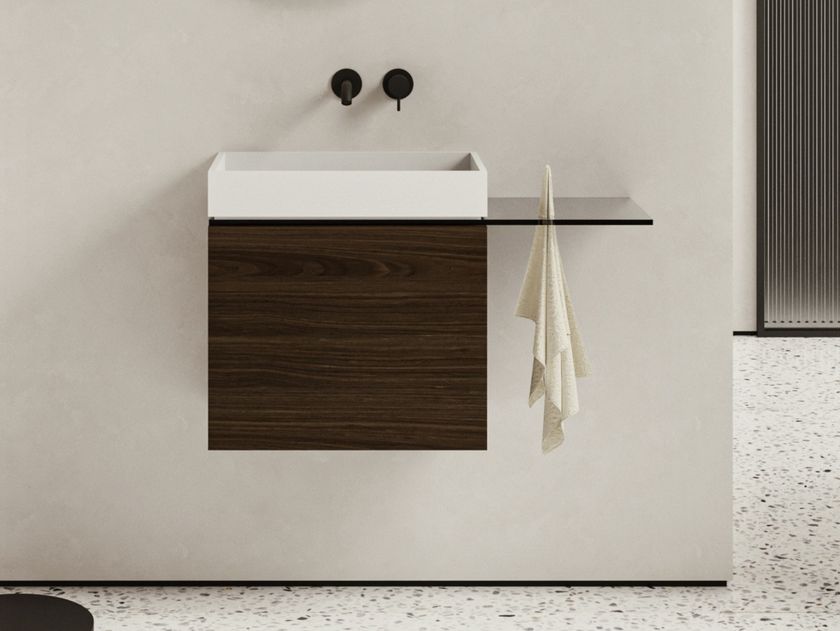 Moab
P30
Wall-mounted wooden vanity unit with doors