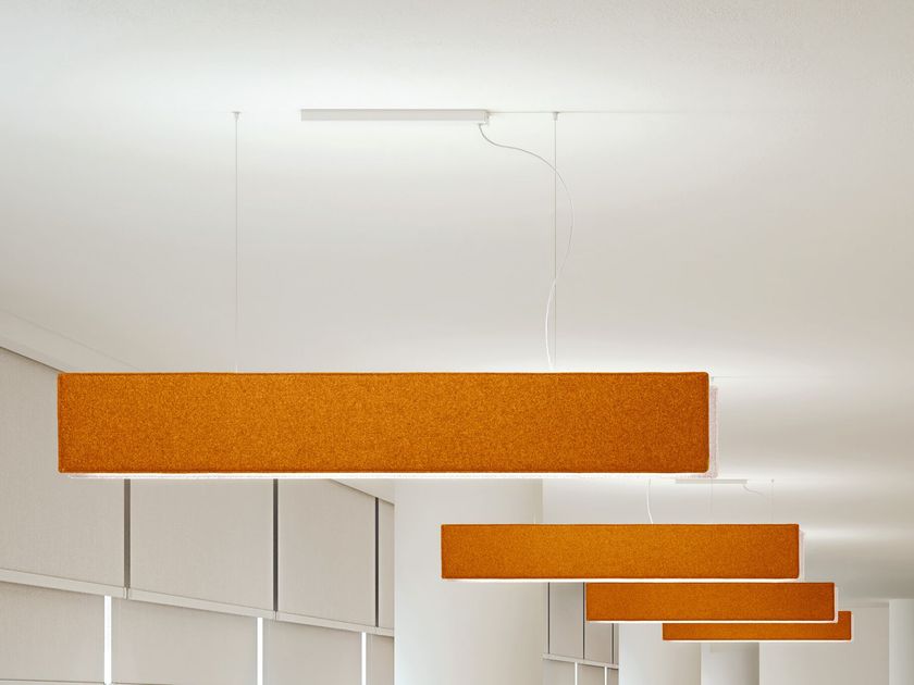 Modo Luce
RIGHELLO
Acoustic LED fabric pendant lamp