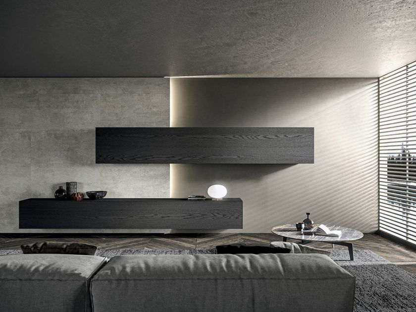 MODULNOVA
BLADE
Wood veneer storage wall with integrated lighting