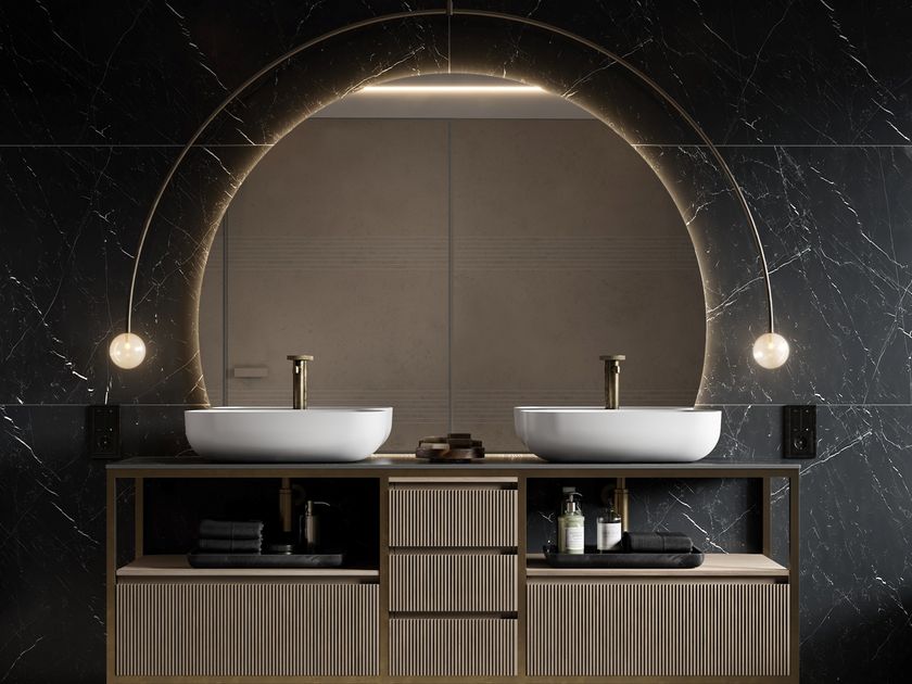 MOMA Design
MOON/HALF MOON
Wall-mounted round bathroom mirror
