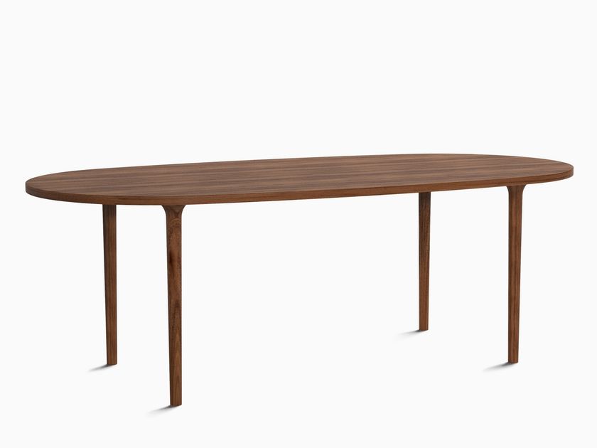 MOR
CAST OVAL
Minimalist Oval Dining Table in Walnut Wood