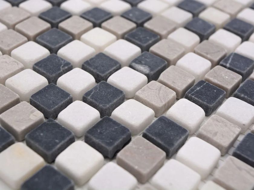 Mosaix
MARMO - 5706515
Botticino, black and grey marble mosaic