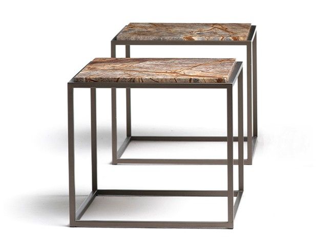 Mussi
SILHOUETTE
Square Rain Forest marble coffee table