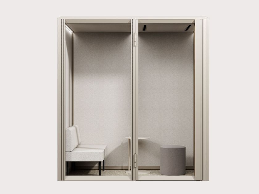 Mute
MODULAR MEET 2x1
Multi-person acoustic office pod for Disabled