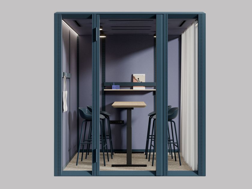 Mute
MODULAR MEET 2x1,5
Multi-person acoustic office pod