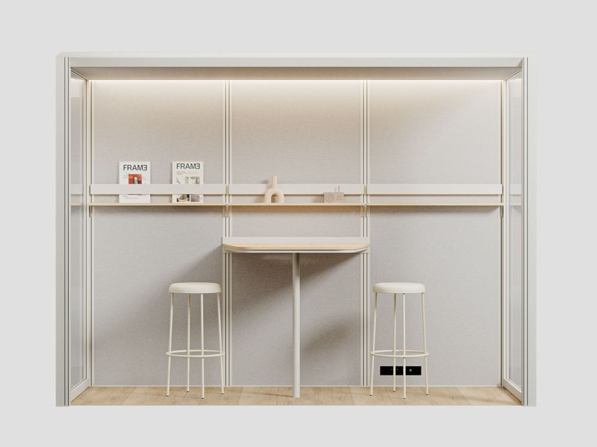 Mute
MODULAR MEET 3x1
Glass and aluminium meeting pod