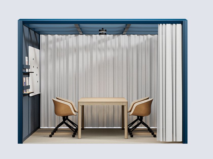 Mute
MODULAR MEET 3x3
Glass and aluminium meeting pod